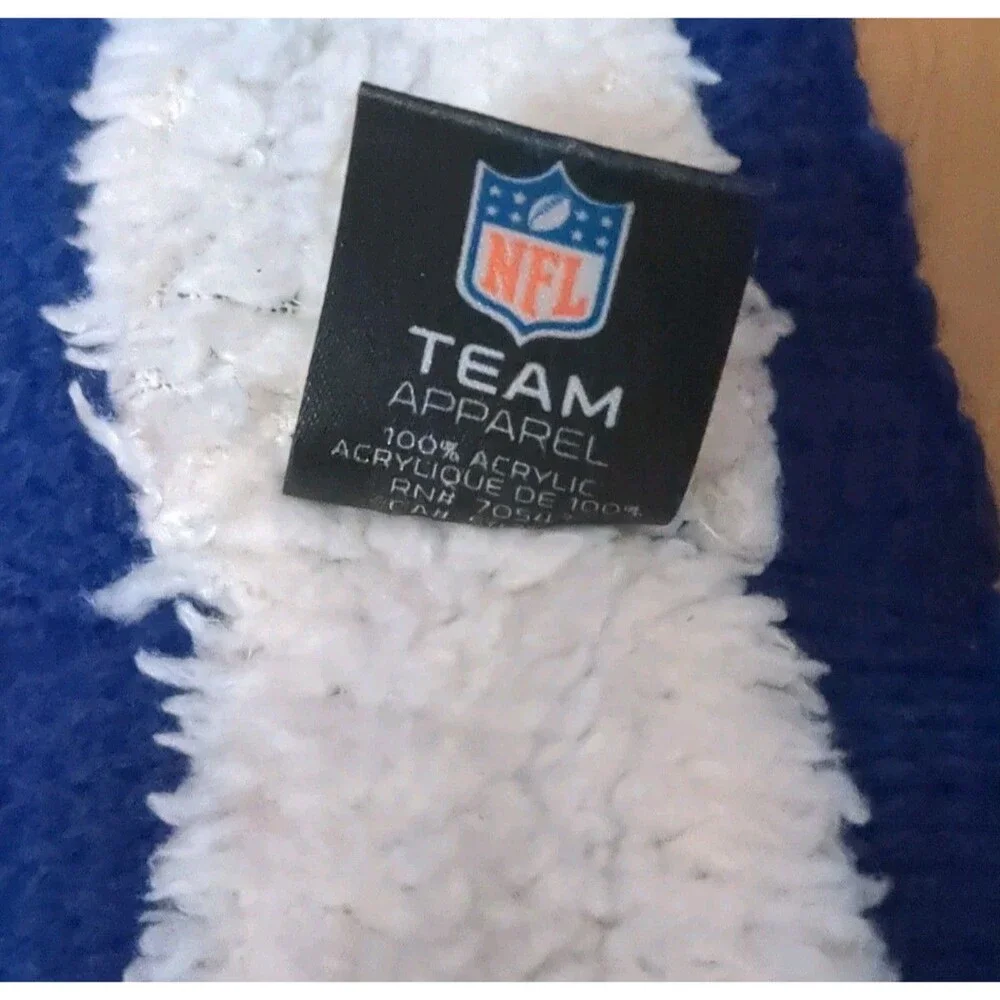 Vintage Buffalo Bills Ear Warmer Sherpa Headband Knit Retro Head Band NFL Team